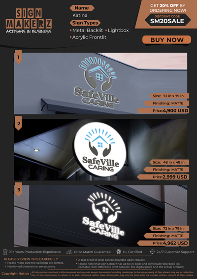 Business Signs for Katina