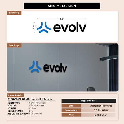 Business signage for Kendall Johnson