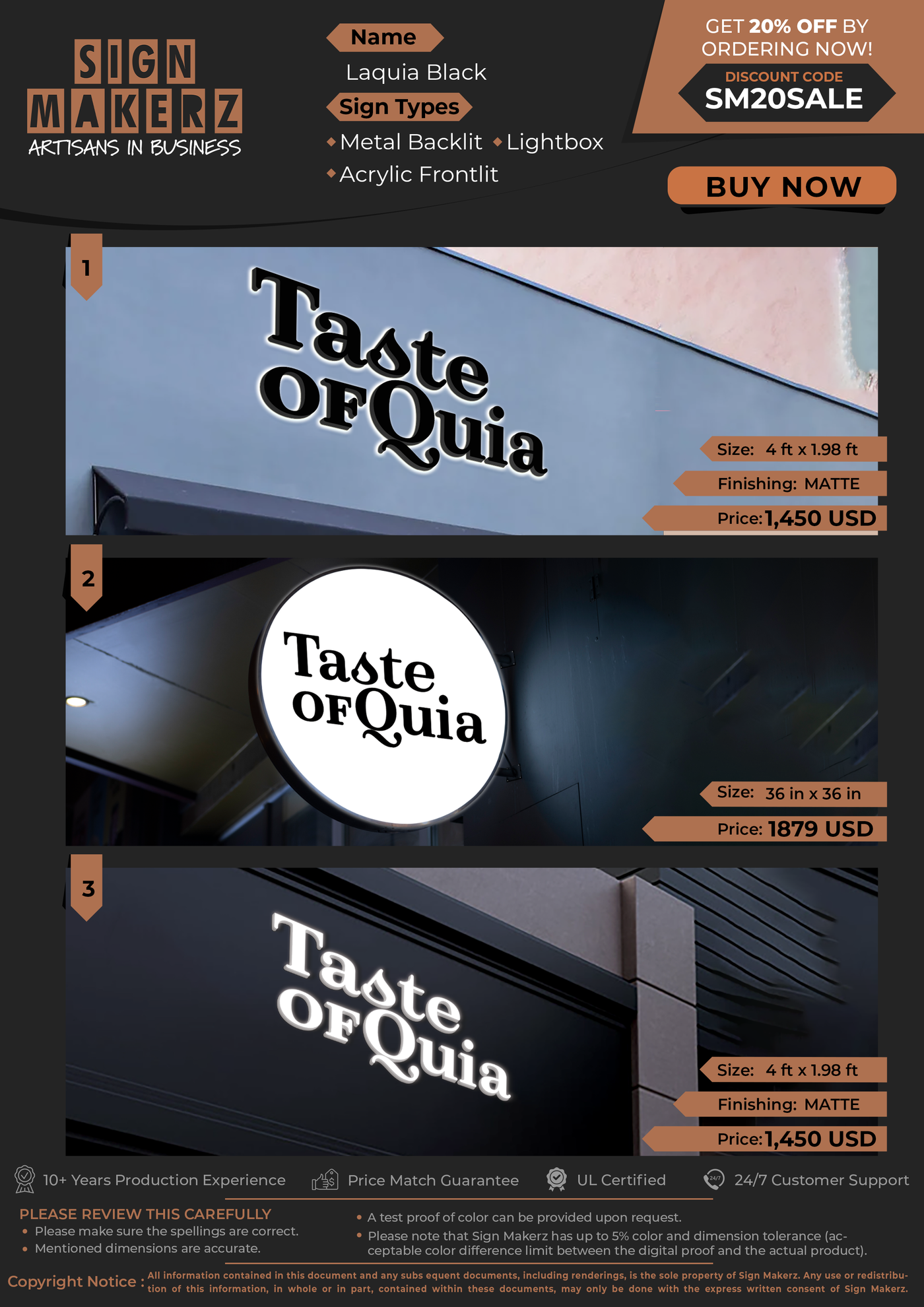 Business Signs For Laquia Black
