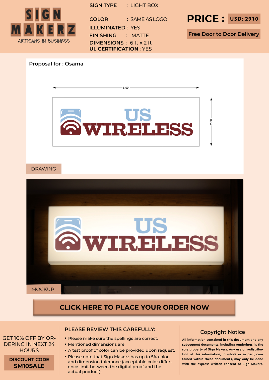 Custom Signs For Osama