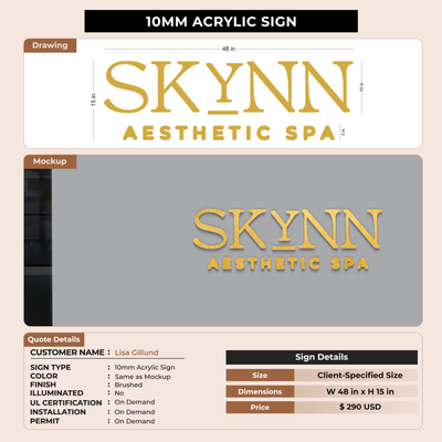 Custom Signs For Lisa Gillund
