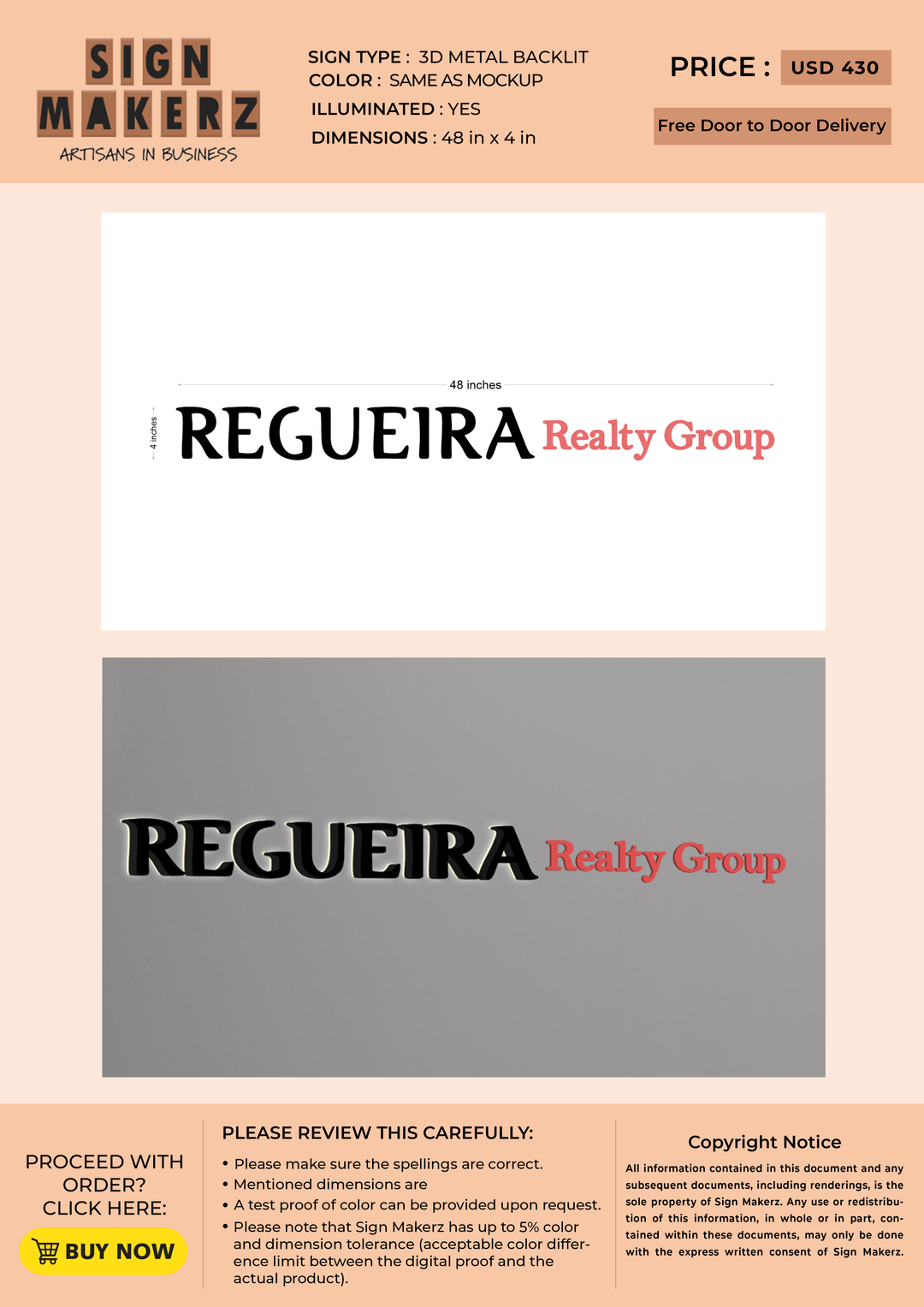 business signage for MELISSA SOSA