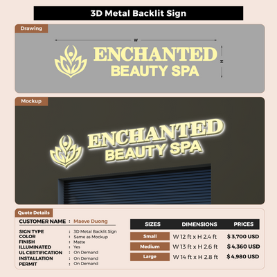 Custom Signs For Maeve Duong