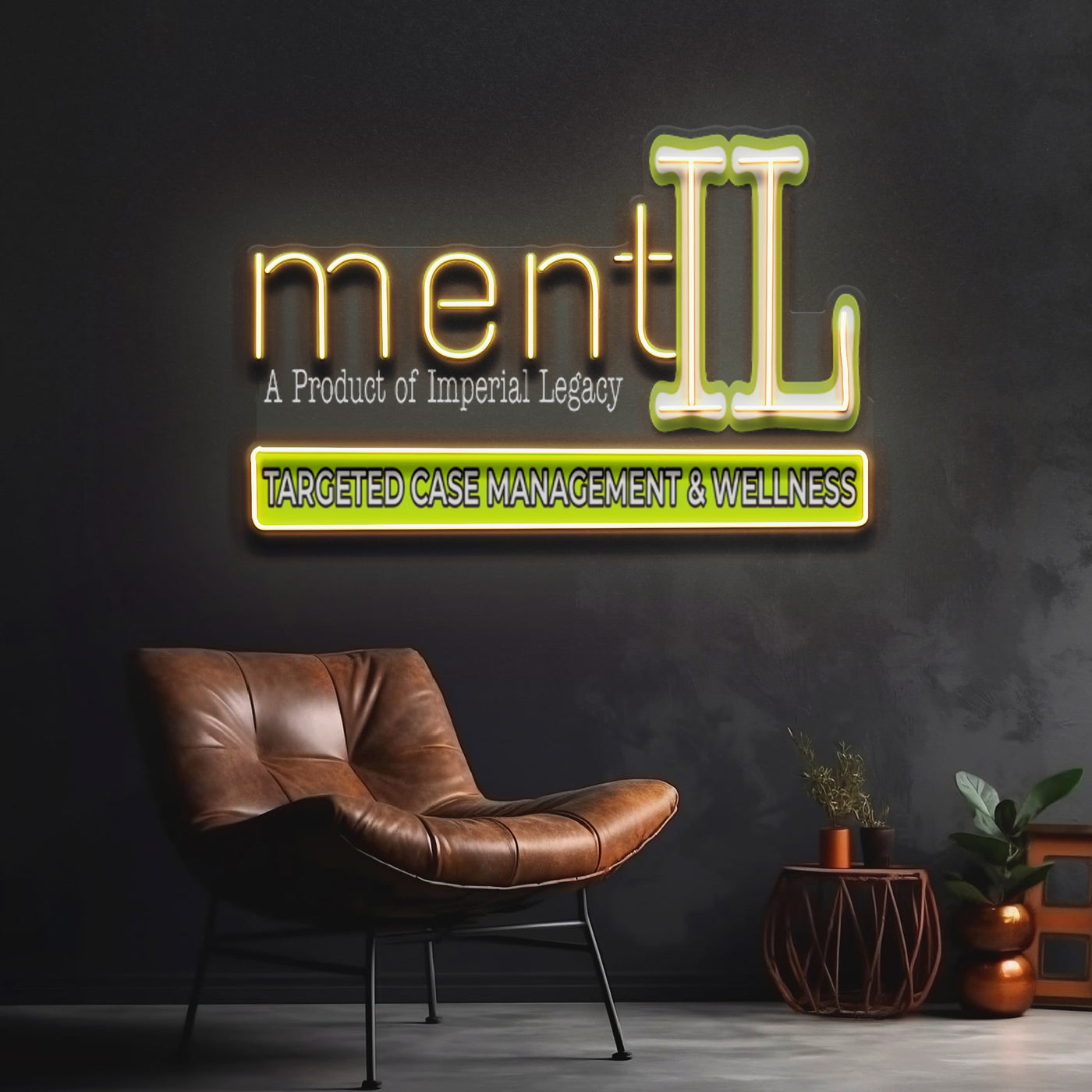 neon sign for Marcus W Smith II