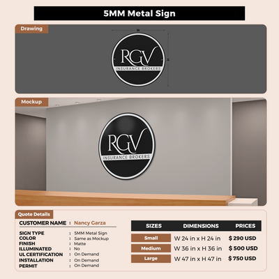 Custom Signs For Nancy Garza