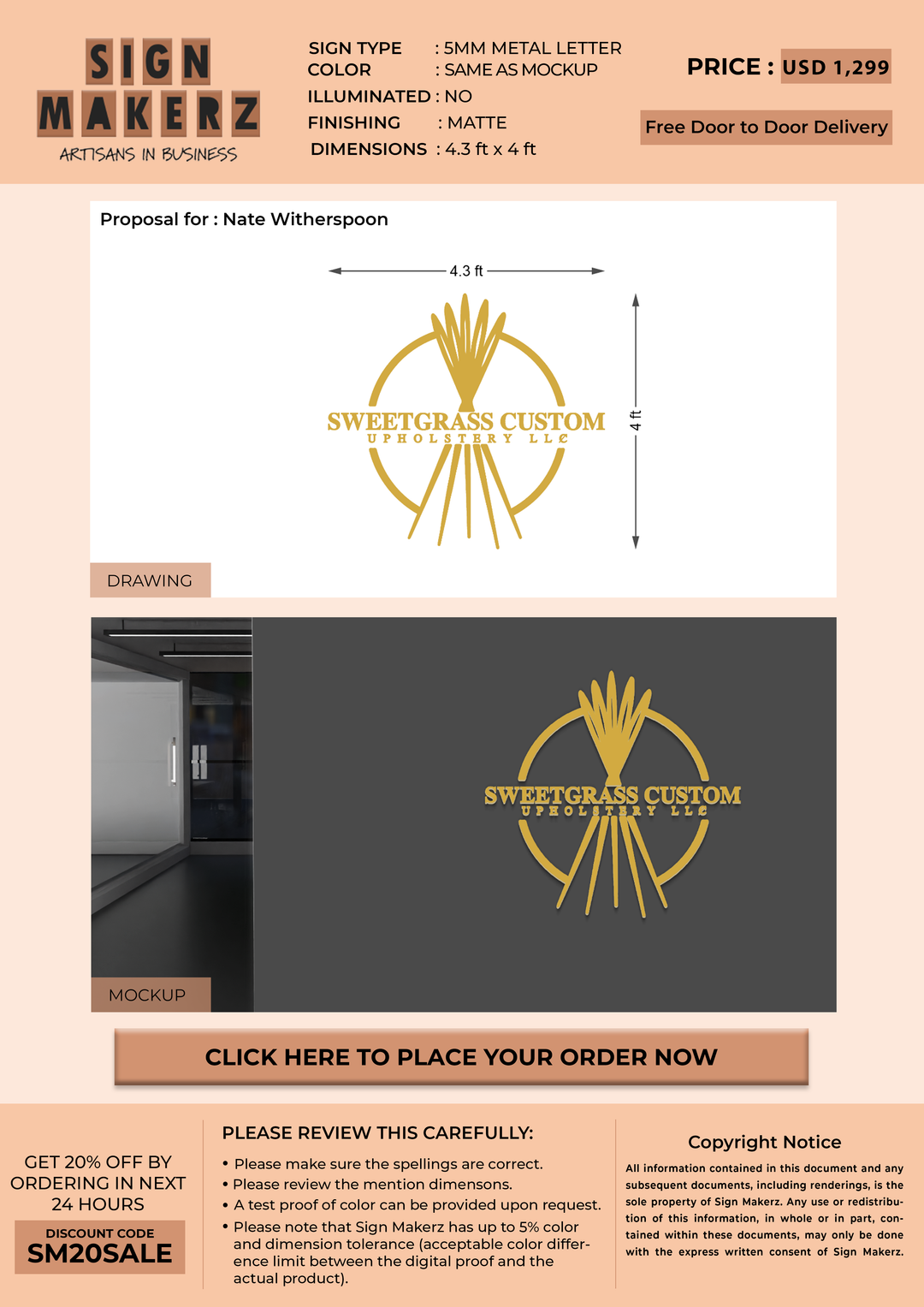 Business signage for Edward Chambers