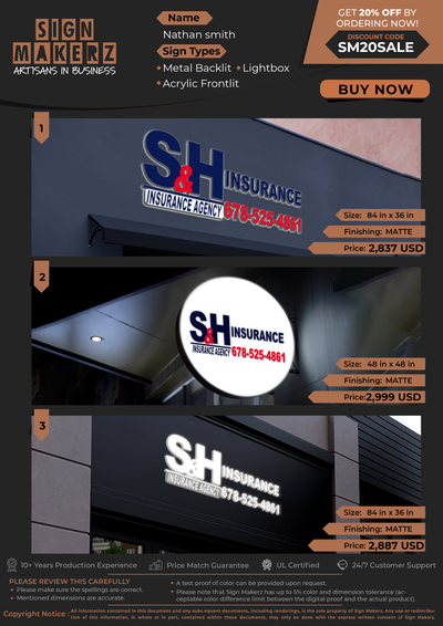 Business Signs for Nathan smith