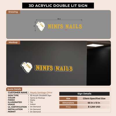 Custom Signs for Nayely Santiago Chico