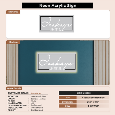 Custom Signs for Jeannie Yu