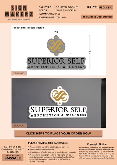 Business Signs for Nicole Restua
