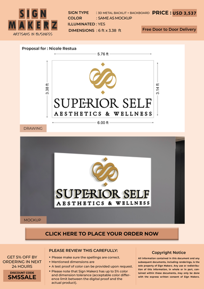 Business Signs for Nicole Restua