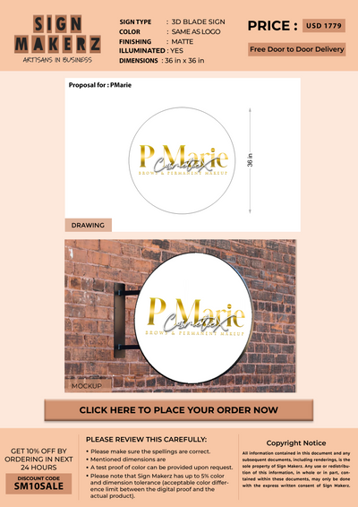 Business Signs for PMarie