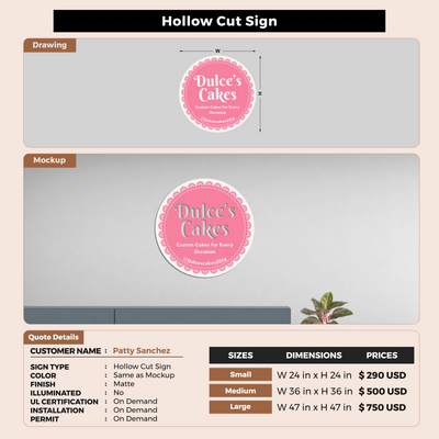 Custom Signs For Patty Sanchez