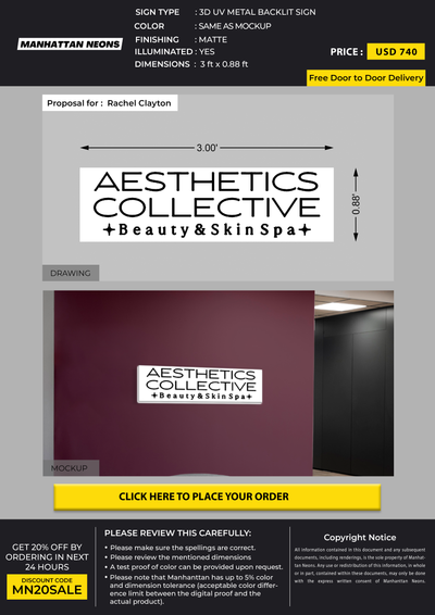 Custom Signs For Rachel Clayton
