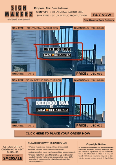 Custom Signs For Jess ledesma