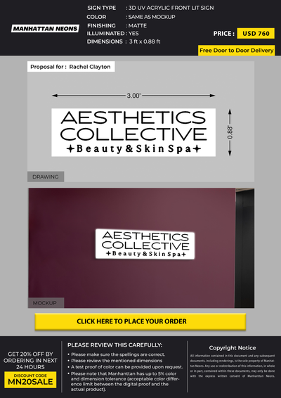 Custom Signs For Rachel Clayton