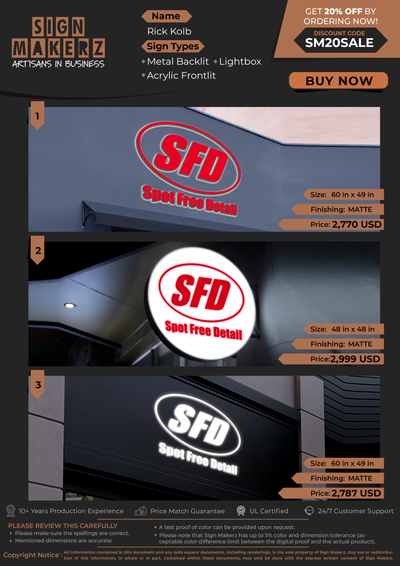 Business Signs for Rick Kolb