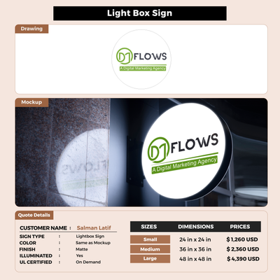 Custom Signs for Salman Latif