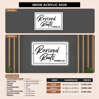 Custom Sign For Sarah