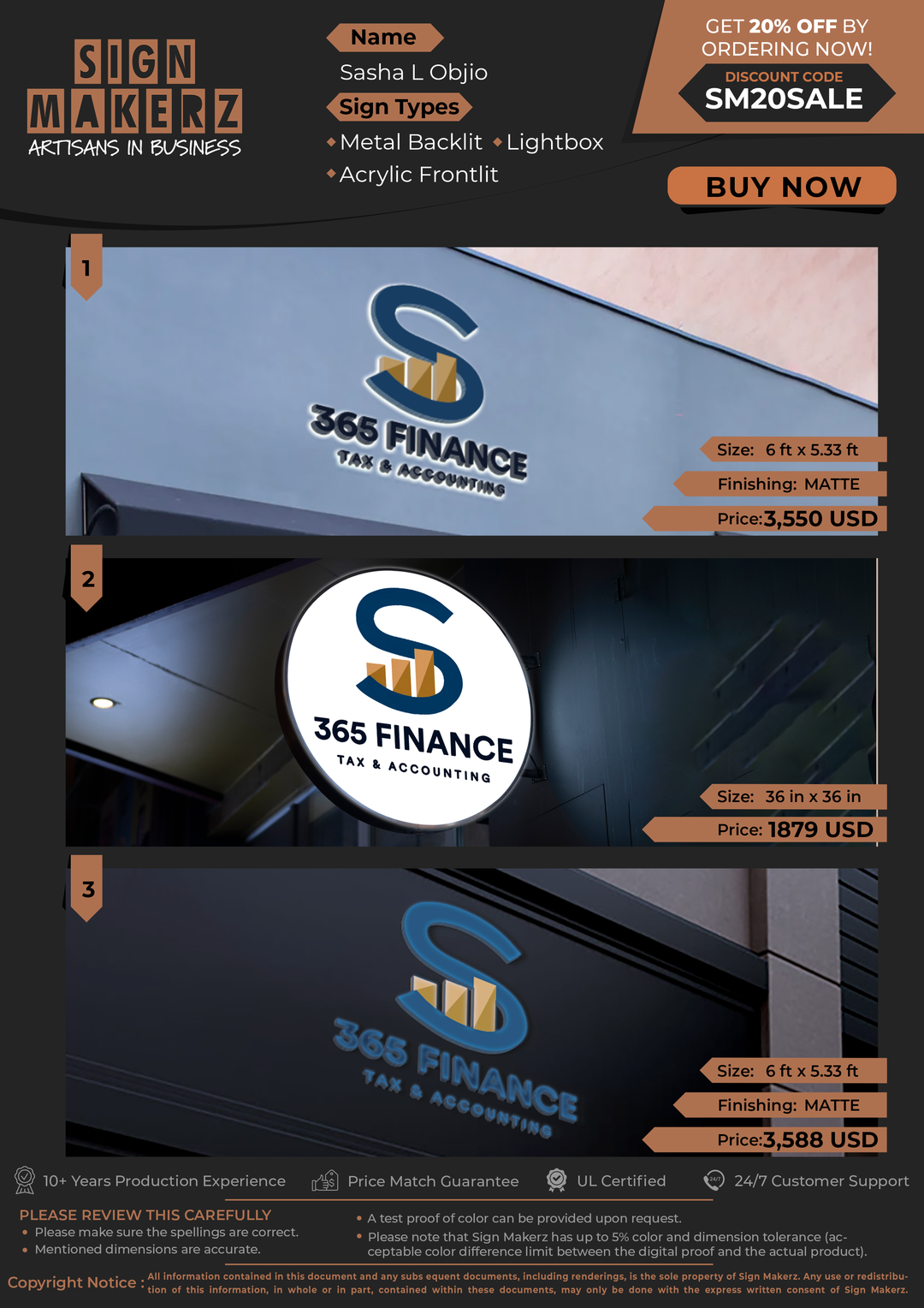 Business Signs For Sasha L Objio