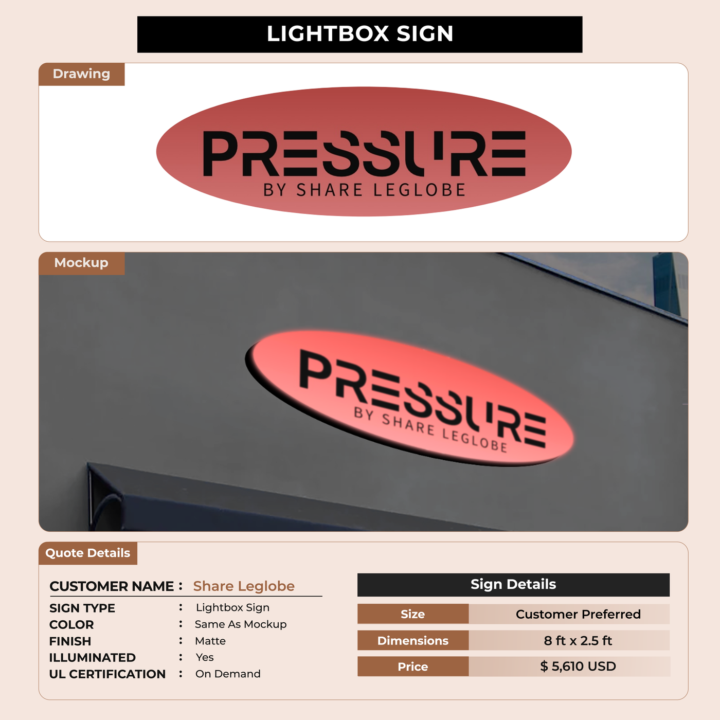 Lightbox for Share Leglobe
