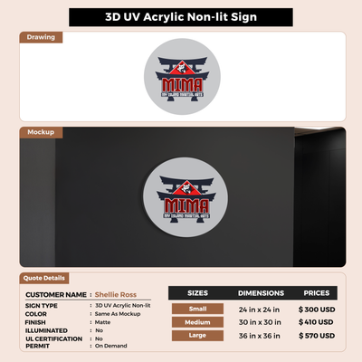 Custom Signs for Shellie Ross