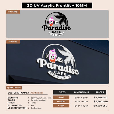 Custom Signs For Akriti Rizal