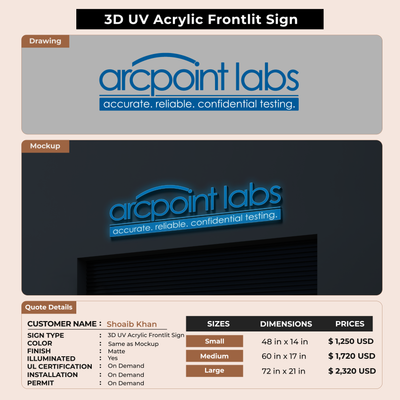 Custom Signs For Shoaib Khan