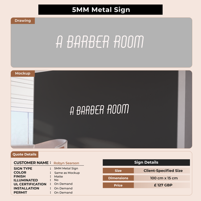 Custom Signs for Robyn Searson