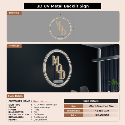 Custom Signs for Ryan Harris