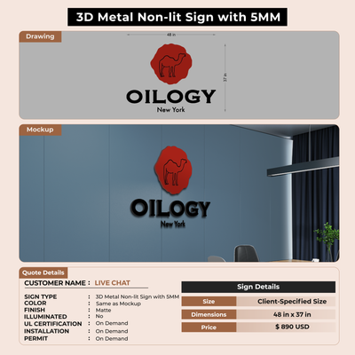 Custom Signs For Live Chat Clinet