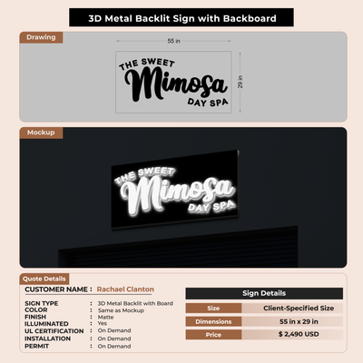 Custom Signs for Rachael Clanton