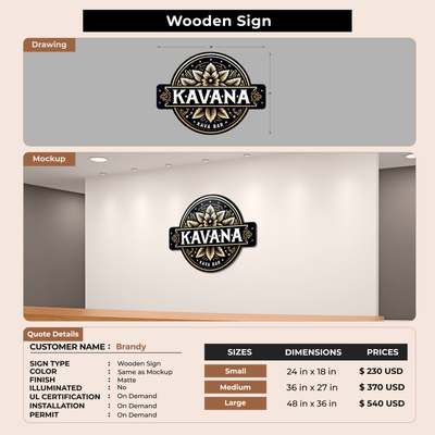 Custom Signs For Brandy