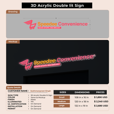 Custom SIgns For Sukhmanpreet Singh