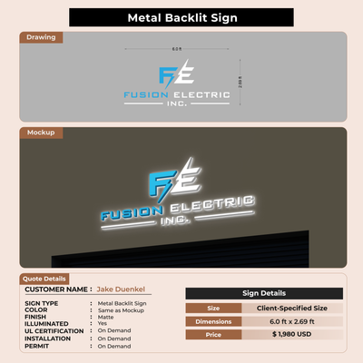 Custom Signs for Jake Duenkel