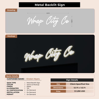 Custom Signs for Kirsten Myers