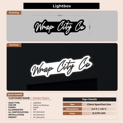 Custom Signs for Kirsten Myers