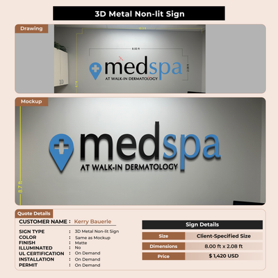 Custom Signs For Kerry Bauerle