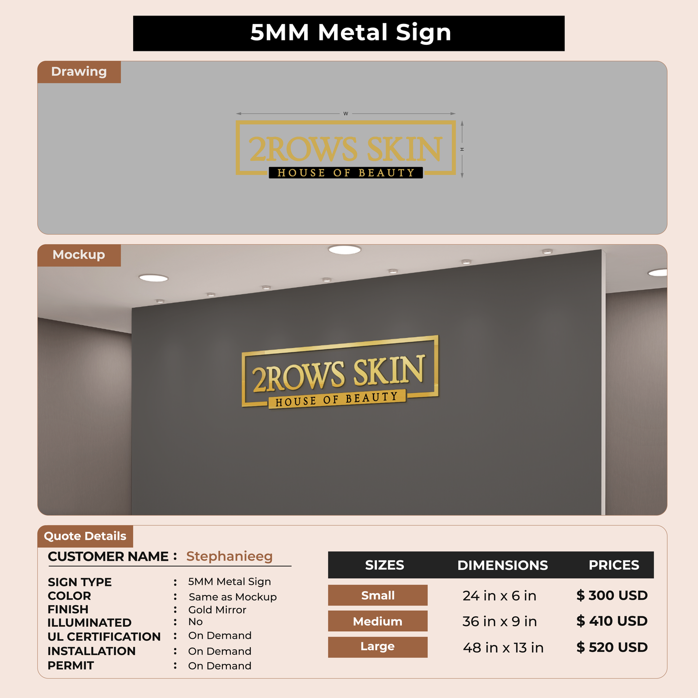 Custom Signs for Stephanieeg