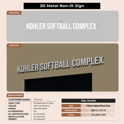 Custom Signs for Rlamie