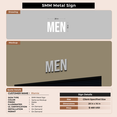 Custom Signs for Rlamie