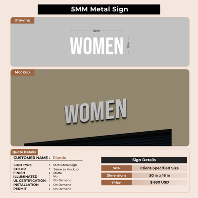 Custom Signs for Rlamie