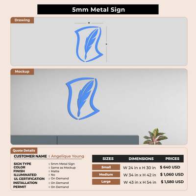 Custom Signs For Angelique Young
