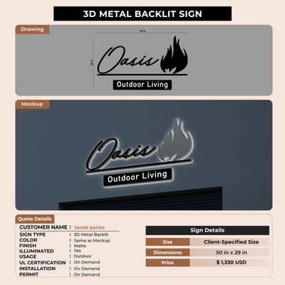 Custom Signs for Jacob pariso