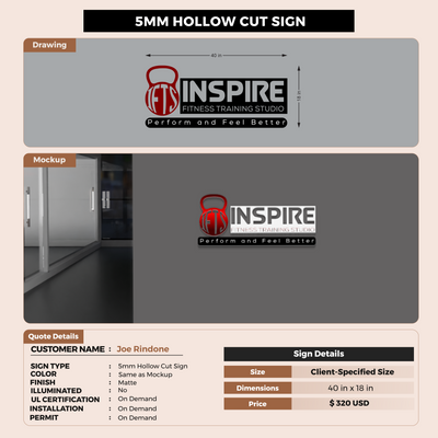 Custom Signs For Joe Rindone