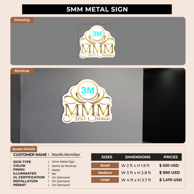 Business Signage for Monifa Mcmillan