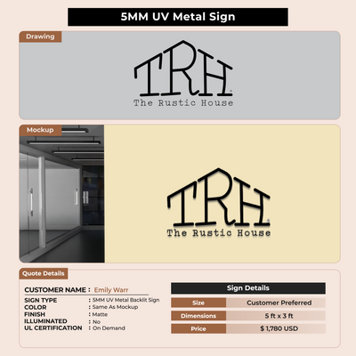 Custom Signs For Emily Warr