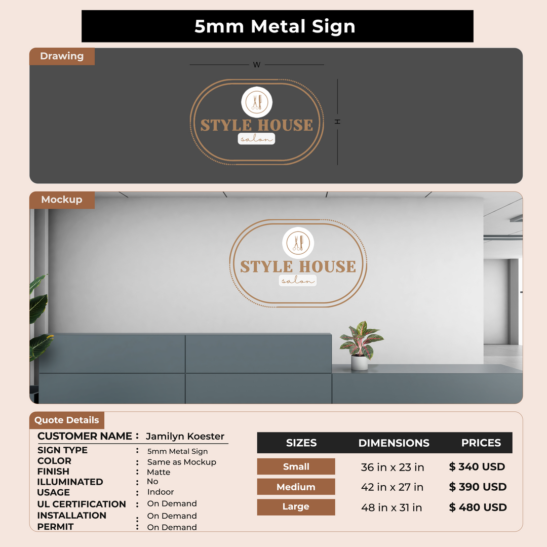 Custom Signs For Jamilyn Koester