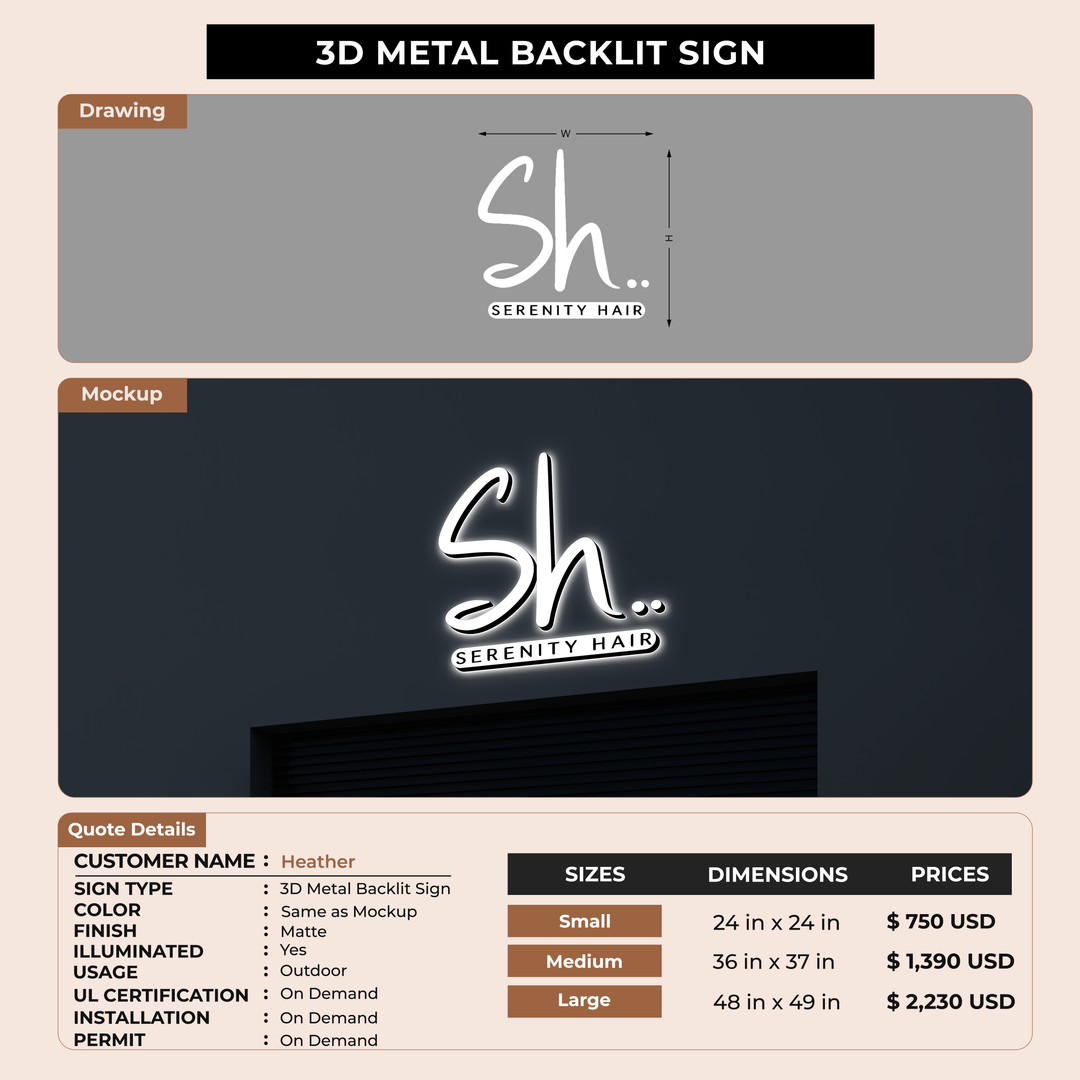 Custom Signs For Heather