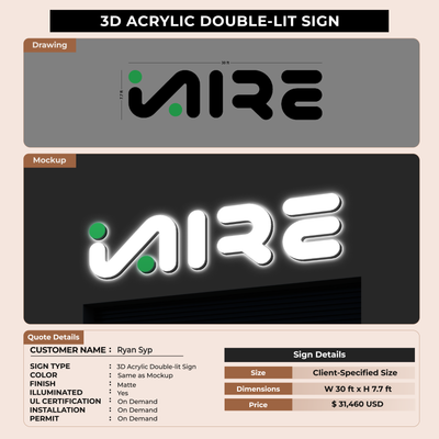 Business Signage for Ryan Syp